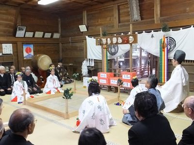 息神社 田遊祭(たうたさい)