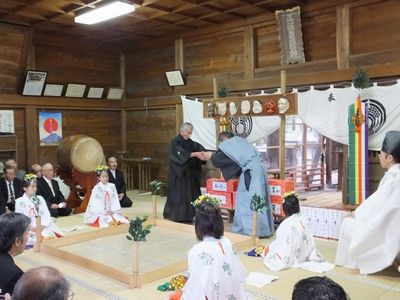 息神社 田遊祭(たうたさい)