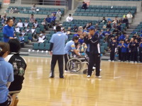 エコパアリーナで明和会の施設合同スポーツ祭