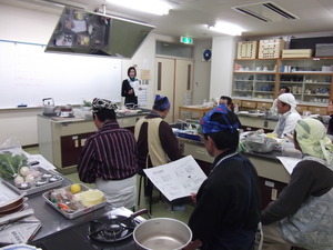 男の料理教室③