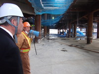 新病院(中東遠総合医療センター)建設現場視察