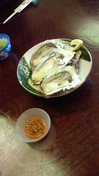 今季初めての生ガキ！ 2012/11/26 22:05:55