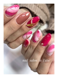 ピンクニュアンス(๑• •๑)♡ ジェル 2020/02/05 17:43:20