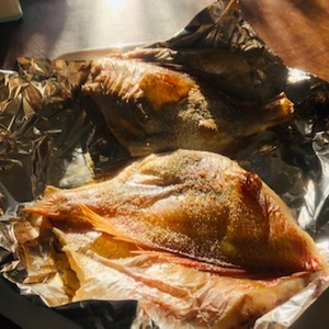 えんばいの鯛の塩焼き