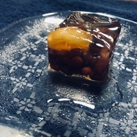涼やかにガラスエッチングした器でいただきます