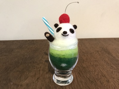 羊毛フェルト教室でした　7/22