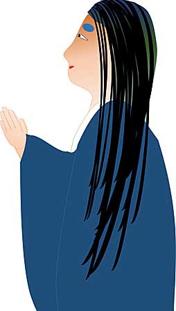 祈る紫上