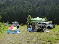 気田川でのBBQ会