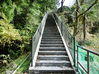 相月諏訪神社の石段