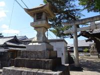 「文政八乙酉年」の常夜燈