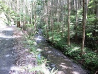阿蔵川沿いの道