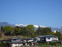 残雪の中央アルプス