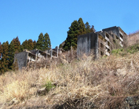鉱員アパート跡