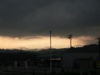 朝焼けの空