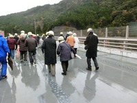 アスファルト舗装前の新々原田橋