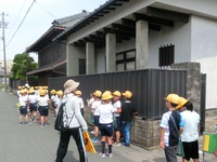 地域学習の竜洋西小3年生