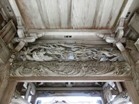 山門の彫刻