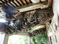 海老虹梁の龍