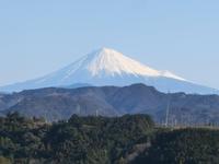 小夜の中山峠から見た富士山