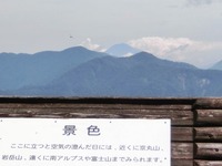 竜頭山から見た富士山