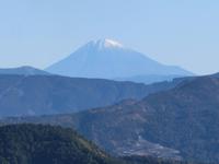 下山途中の富士山