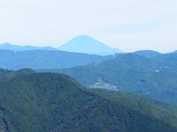 下山途中の富士山