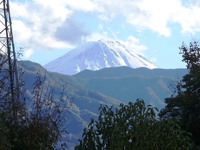 「旧根津家住宅」から見た富士山