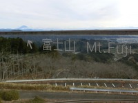 「かっぽしテラス」から見た富士山