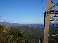 送電線鉄塔からの風景
