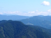 かすかに見えた富士山