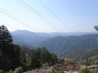 霞んだ風景