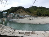 船明ダム湖の堆砂