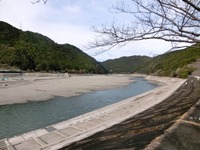 船明ダム湖の堆砂