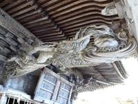 海老虹梁の「龍」