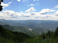気田川と春野町野尻