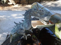 吐水口の「龍」
