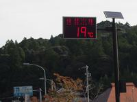 「19℃」の温度計
