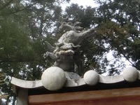 狛犬型の飾り瓦
