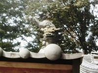 狛犬型の飾り瓦