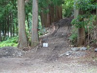 作業道工事現場