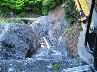 林道工事現場