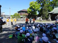 竜洋西小児童のまち歩き