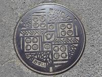 下伊那郡松川町のマンホールの蓋