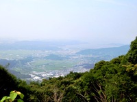 「史跡三嶽城跡」からの眺望