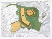 諏訪原城の縄張り図
