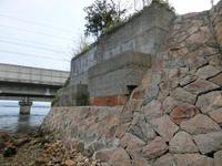 旧線橋梁橋台跡