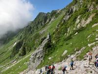 オットセイのような形の岩