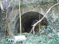 「大谷トンネル」北坑口