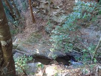 緑色片岩の谷
