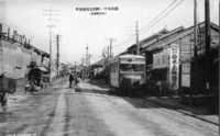 濱松市中ノ町間瓦斯倫客車（木戸町附近）